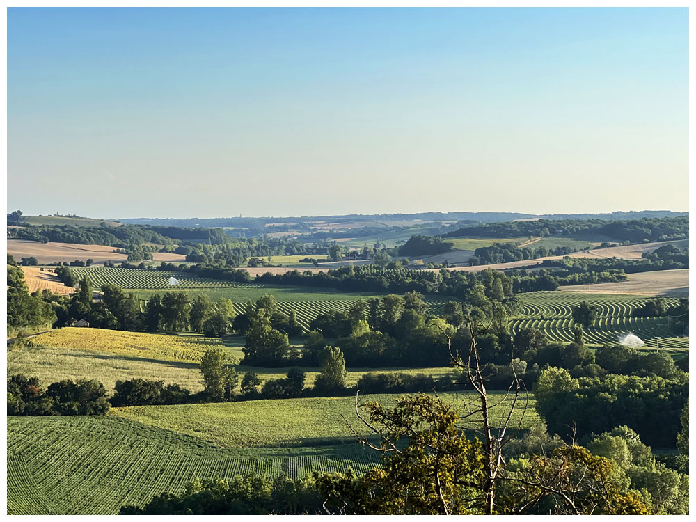 Vue de Castelnau-Barbarens, Gers